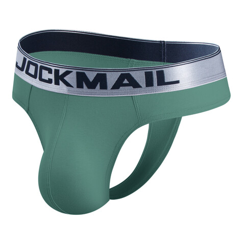 Мужские трусы стринги зеленые JOCKMAIL JM1029-19