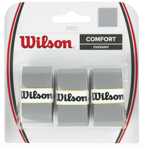 Намотка для ракетки Wilson PRO Comfort Overgrip Grey (3шт)