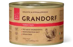 Grandorf Dog консервы для собак паштет из индейки 200г