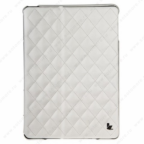 Чехол-книжка Jisoncase для Apple iPad Apple iPad Air 1 со стеганым узором белый JS-ID5-02H00