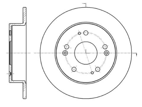 Диск тормозной G-brake  GR-01857