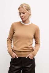 Jumper caramel color