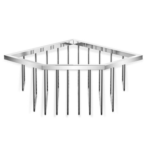 Decor Walther 0703300 Decor Walther WA ECK1 Корзина универсальная 18x18x9.5см для душа, угловая, подвесная, цвет: хром