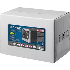 ЗУБР 5000ВА, 5 кВт, автоматический стабилизатор напряжения, Профессионал (59380-5)