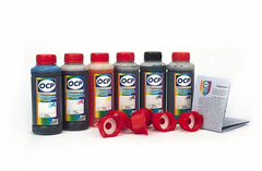 Комплект чернил OCP для Canon PIXMA TS8140, TS8240, TS9140. 6 цветов по 100 мл.