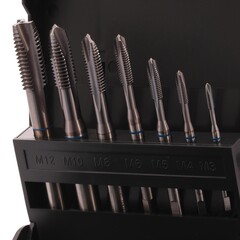 Набор метчиков машинных M3 -M12 HSSE-TiCN DIN371/376 (B/4-5P) 7пр Volkel 47859