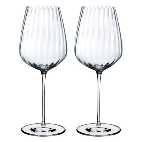 Набор бокалов для красного вина 2шт 500мл Nude Glass Round UP
