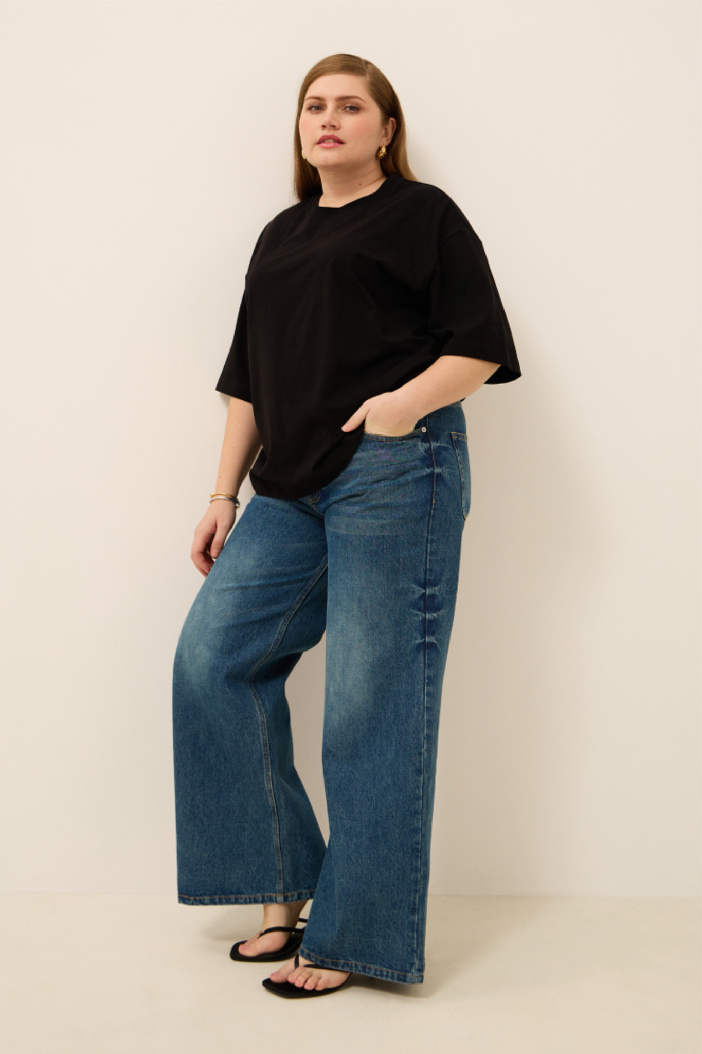 Футболка boxy fit из хлопка