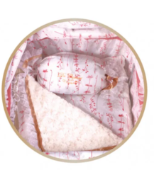 DeCuevas Коляска с сумкой и зонтиком для кукол REBORN серии Мартина, 90 см  (складная, с регулируемой ручкой) (82033)