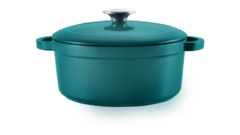 Кастрюля 3.8л Voeux Profond бирюзовая