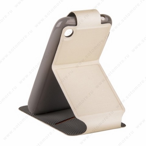Чехол-флип Kooso Melkco для iPhone 3Gs/ 3G - Kooso Koka Flip case White