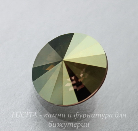 1122 Rivoli Ювелирные стразы Сваровски Crystal Iridescent Green (18 мм)