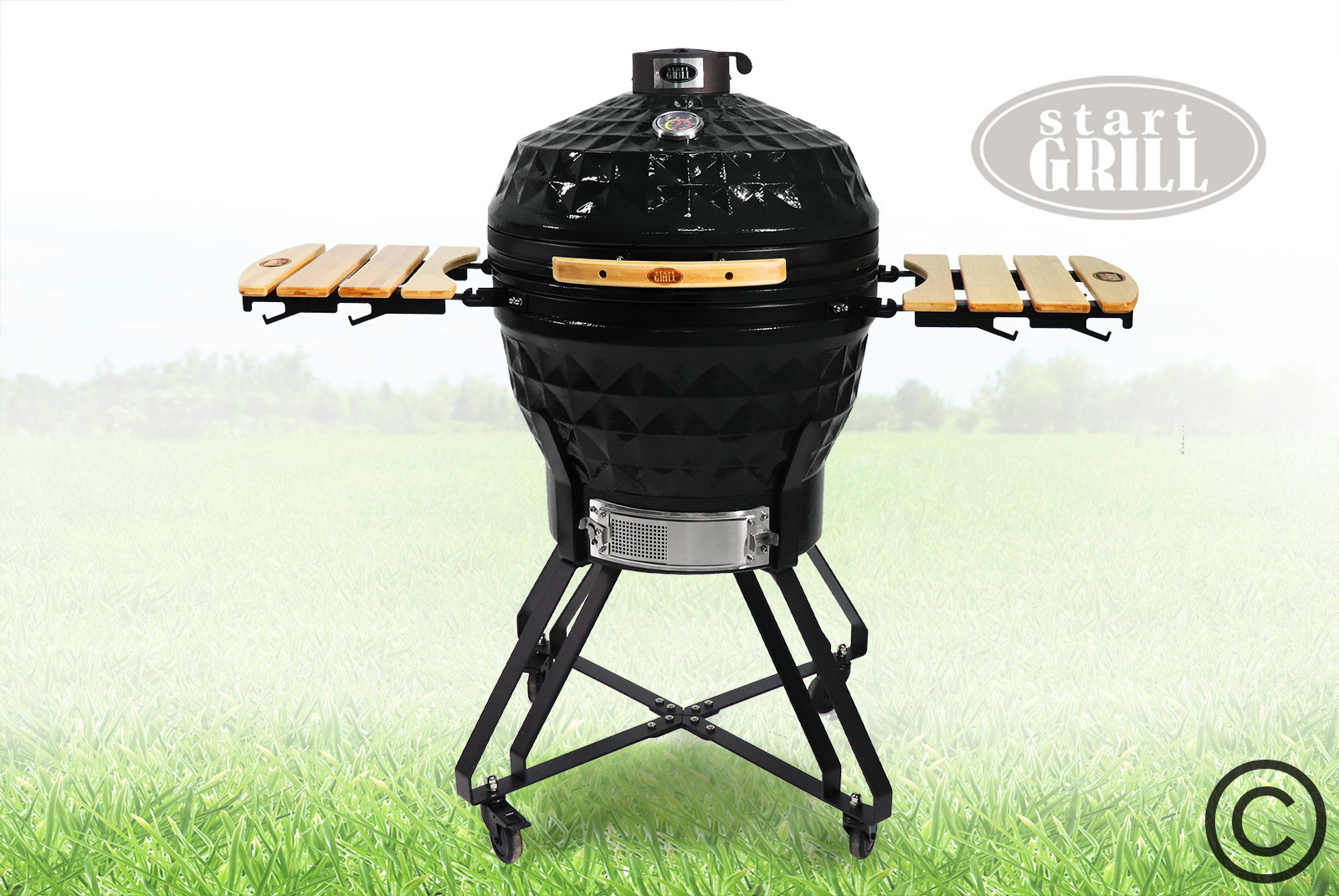 Start Grill PRO черный, 61 см/24 дюйма - купить с доставкой по низкой цене