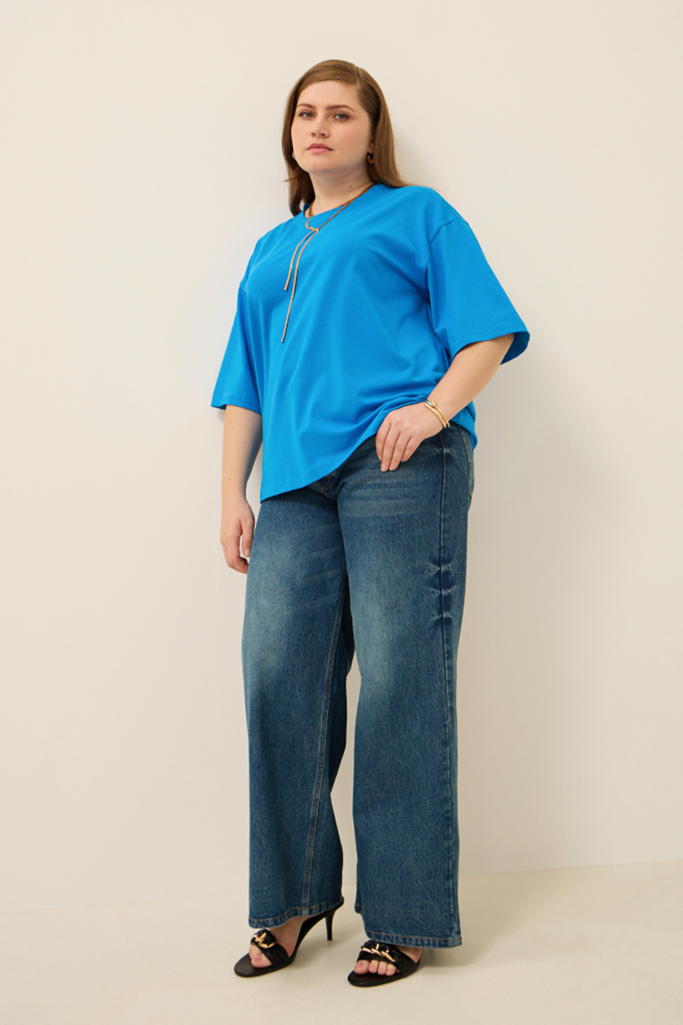 Футболка boxy fit из хлопка