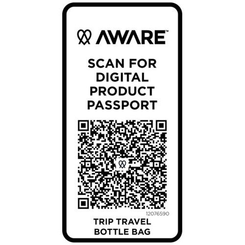 Trip Aware™ дорожная сумка для бутылок из переработанного материала объемом 2 л