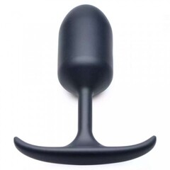 Анальная пробка с утяжелением  Heavy Hitters Premium Silicone Weighted Anal Plug, XL, черный, 16.8х5 см