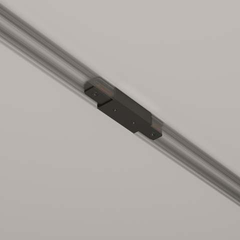 Прямой коннектор питания с вводом питания Maytoni UNITY TRA001CB-11B