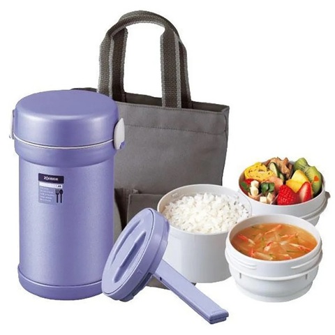 Термоконтейнер ZOJIRUSHI (0.84 литра, голубой)