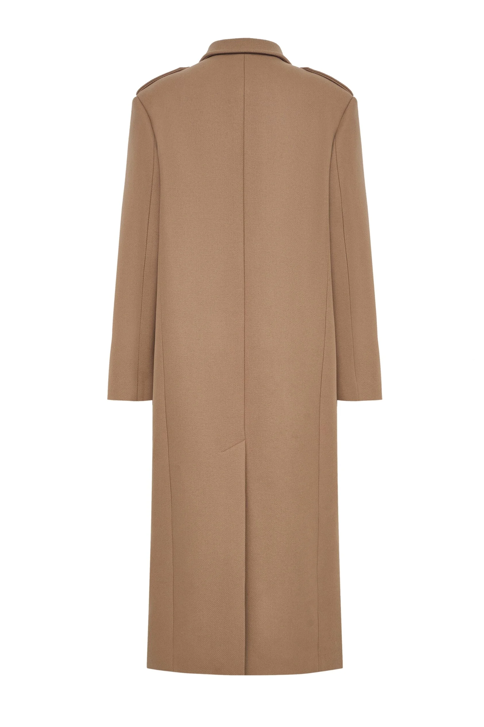 Пальто прямое, Бежевый