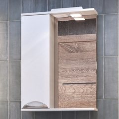 Шкаф навесной с зеркалом Callao 500 (левый) со спотом