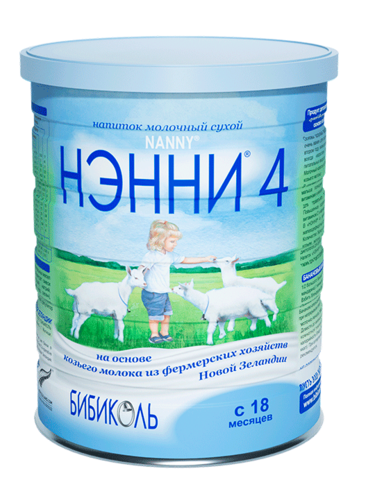 Смесь молочная Нэнни Пребиотики 4 на основе козьего молока 800гр