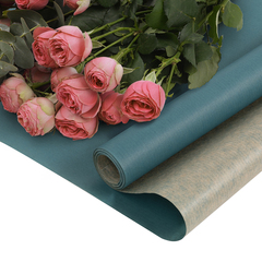 Упаковочная бумага крафт, Изумруд, 0,68*10 м