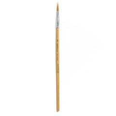 
          Кисть нейлон, Alingar, круглая, №3, деревянная ручка, 12шт/уп, европодвес