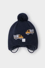 шапка  для мальчика  КВ 20309/ш/темно-синий