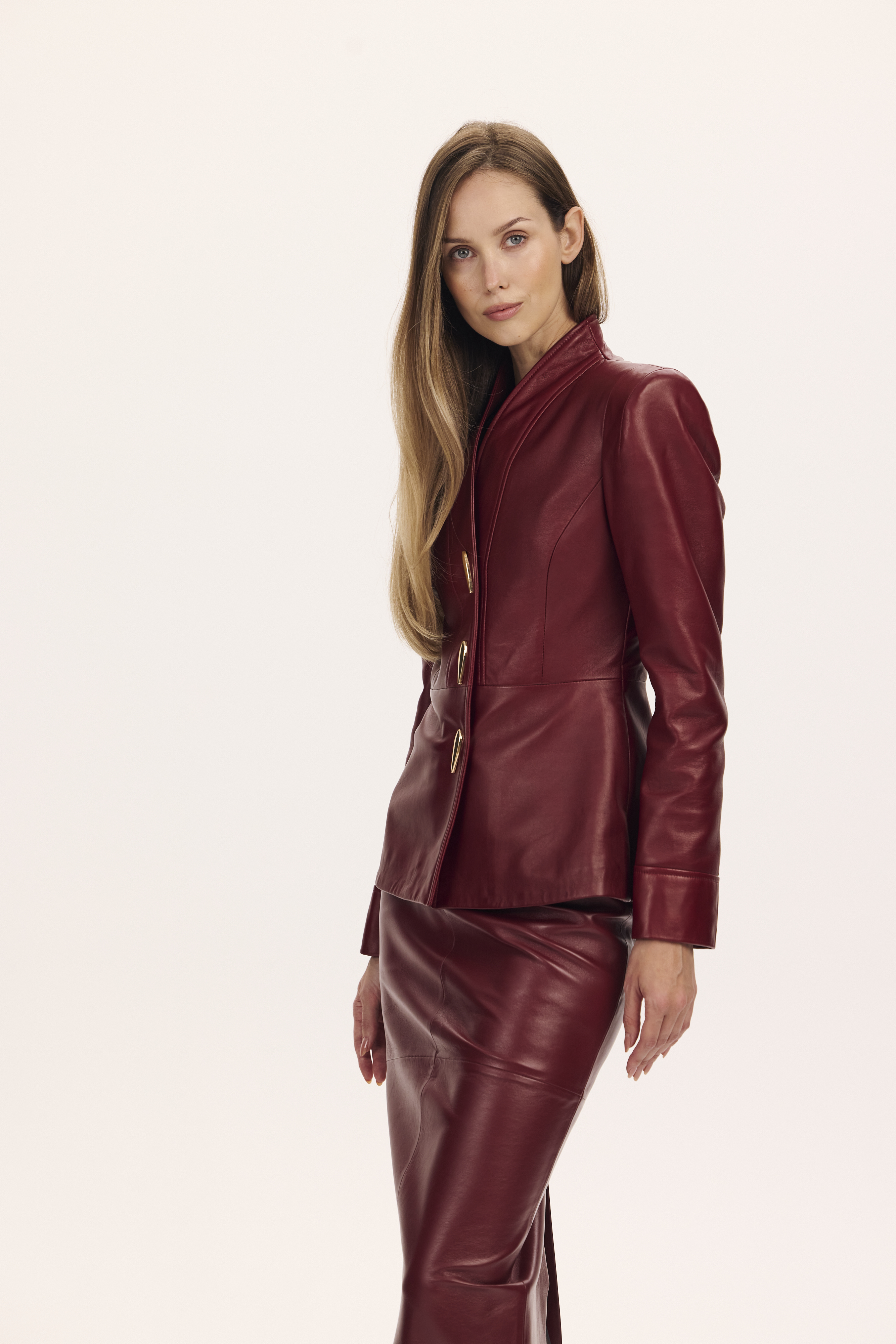 Жакет кожаный