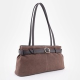 Сумка Саломея 215 эко-замша шоколад