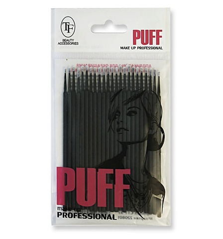 Аппликаторы для окрашивания и ламинирования бровей и ресниц Black 20 шт TF