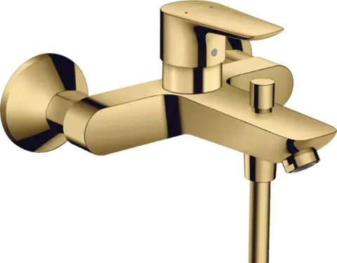 Смеситель для ванны, золото Hansgrohe Talis E 71740990
