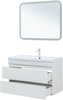 Aquanet 335873 Тумба с раковиной Нота new 100 цв.белый глянец (335873)