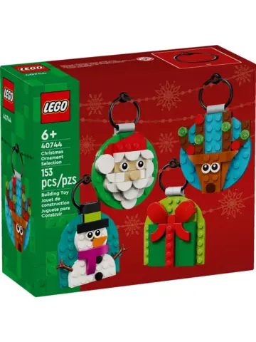 Новогодний конструктор LEGO 40744 Украшения для елки