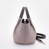 Сумка Саломея 362 наппа тауп + шоколад