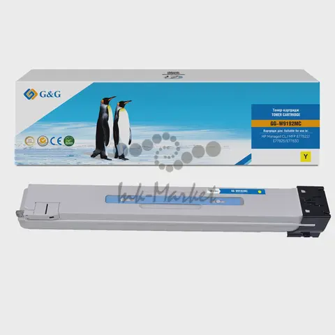 Картридж G&G для HP Managed CLJ E77822,E77825,E77830, (28 000 стр.), желтый (замена W9192MC)