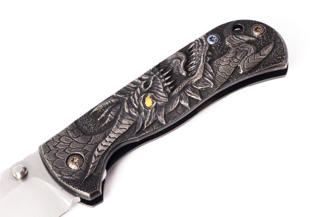 Нож Les George Talos Dragon