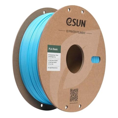 Пластик для 3D-печати eSUN PLA-Basic, 1.75 мм, 1 кг, небесно-голубой, PLA-Basic175O-SU1P1