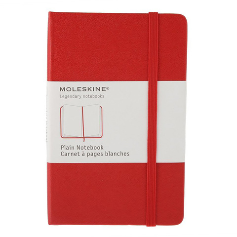 Блокнот Moleskine Classic Pocket, цвет красный, без разлиновки