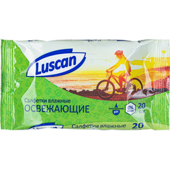 Влажные салфетки Luscan освежающие 20шт/уп