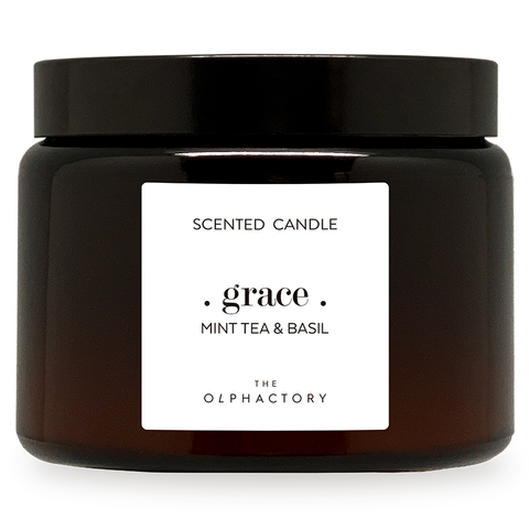 Свеча ароматическая Ambientair The Olphactory Мята и базилик 72ч