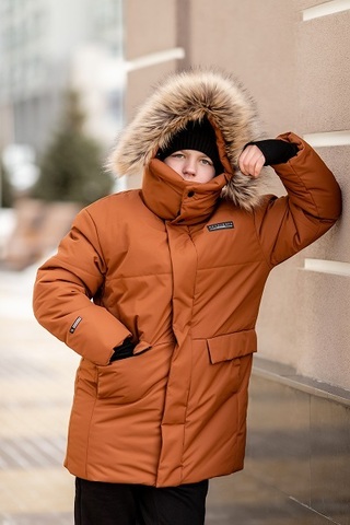 Зимняя куртка Batik Лоренсо 461-24з охра