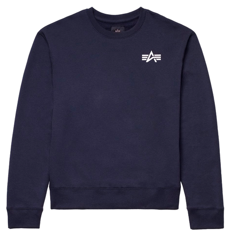 Свитшот Alpha Industries Small Logo Sweatshirt (синий)