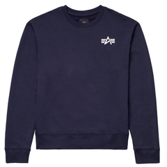 Свитшот Alpha Industries Small Logo Sweatshirt (синий)