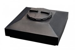 Ёмкость для душа  210л Политим 210 л. прямоугольный (950x950x400см;черный) - арт.560737