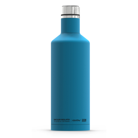 Термобутылка Asobu Times square (0,45 литра), голубая