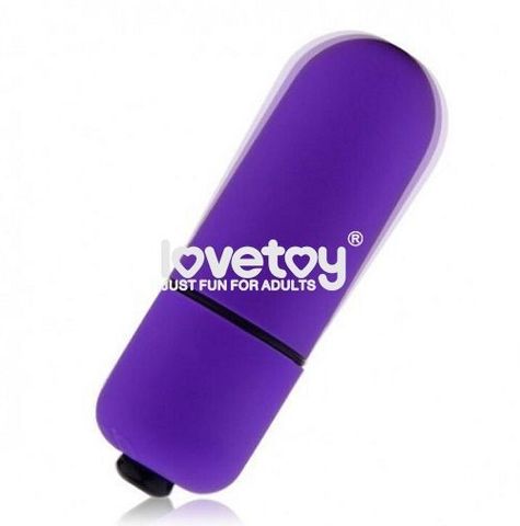 Фиолетовая вибропуля X-Basic Bullet Mini 10 speeds - 5,9 см. - Lovetoy BT-18 purple