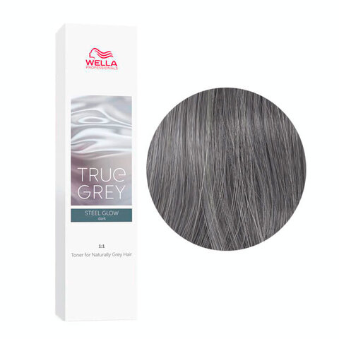 Wella Professionals True Grey Steel Glow Dark - Тонер для натуральных и седых волос