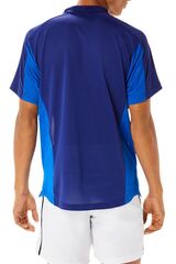 Поло теннисное Asics Match Actibreeze Polo Short M - brilliant white/dive blue