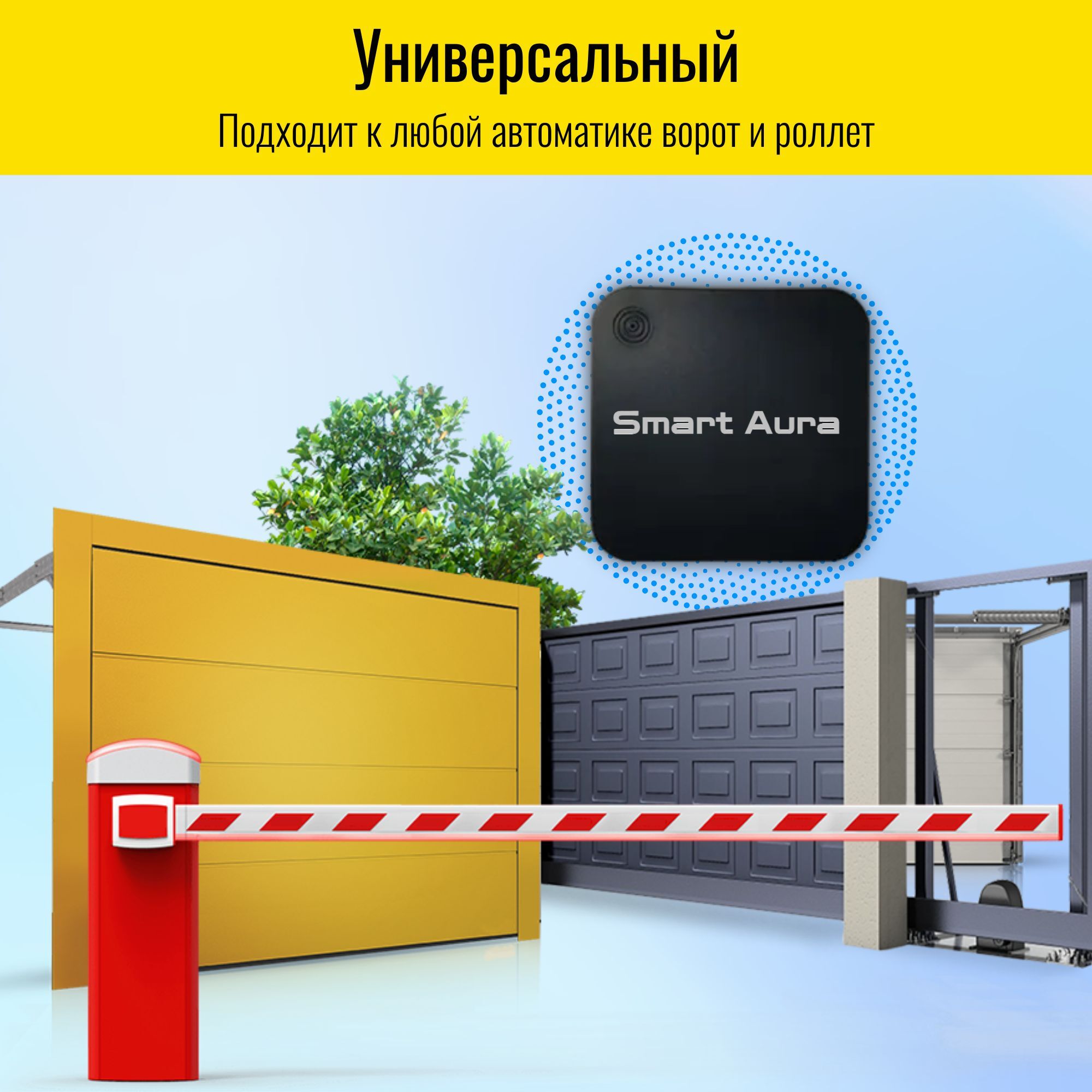 Умный WiFi модуль для ворот и роллет Smart Aura – купить за 2 290 ₽